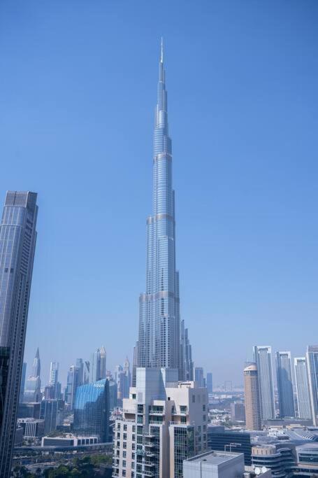 Luxury Burj Khalifa View - Mins Walking Dubai Mall Lejlighed Eksteriør billede